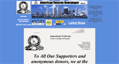 Desktop Screenshot of americanveterannewspaper.org